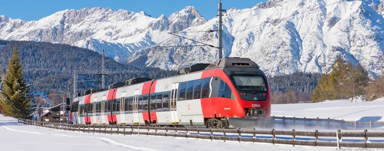 Mittenwaldbahn nahe Scharnitz